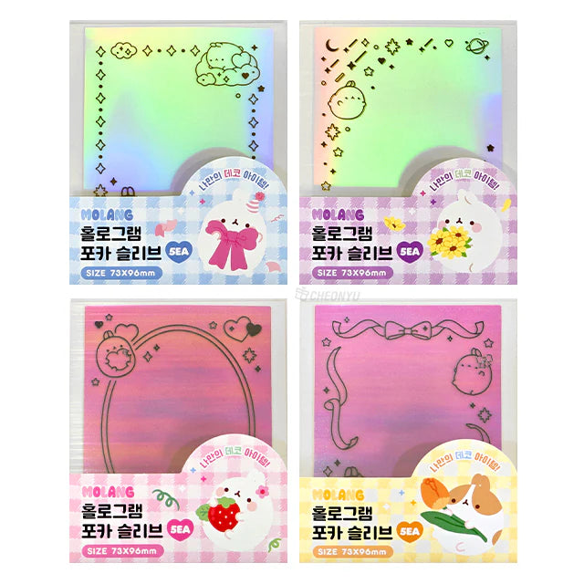 Molang Photocard Sleeves