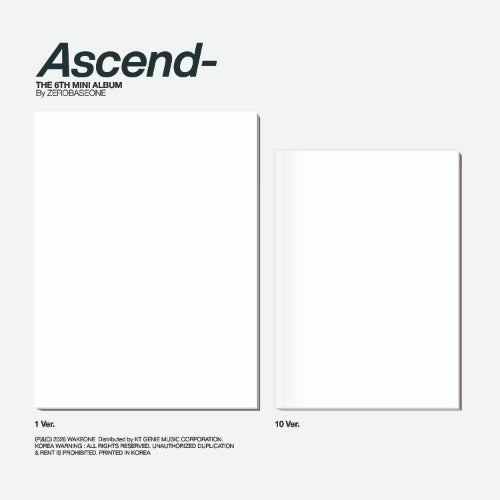 (PRE-ORDER) ZEROBASEONE [Ascend-] (Photobook Ver.)