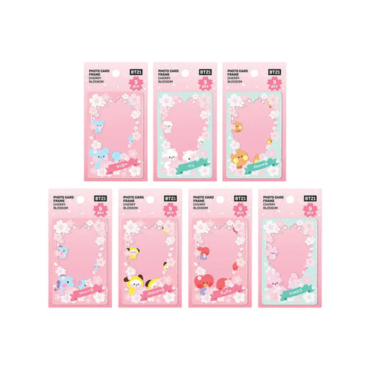 [BT21] Minini Cherry Blossom Photocard Frame