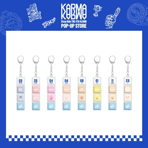 (PRE-ORDER) Stray Kids KARMA MD 11. SKZOO KEYCAP KEYRING + POB