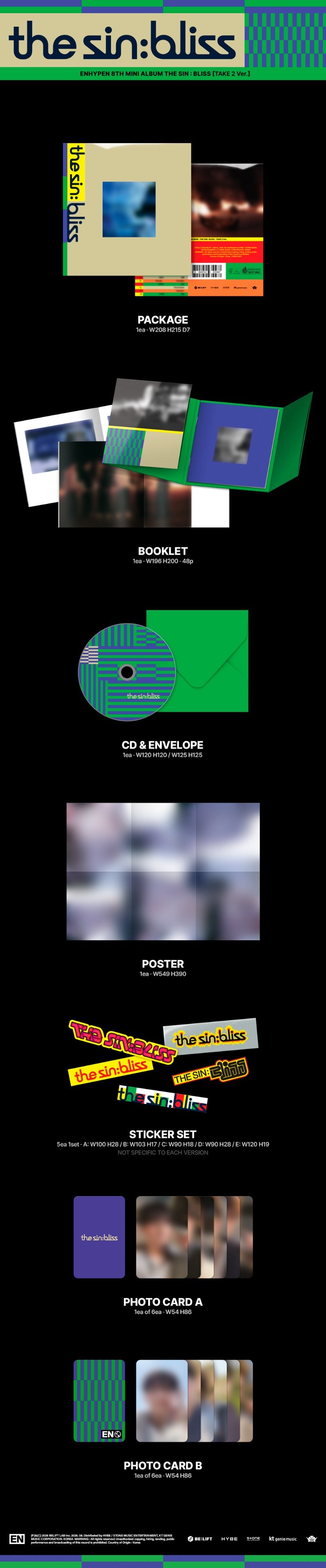 (PRE-ORDER) ENHYPEN [THE SIN BLISS]