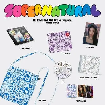 NewJeans [Supernatural] (NJ X MURAKAMI Cross Bag ver.)