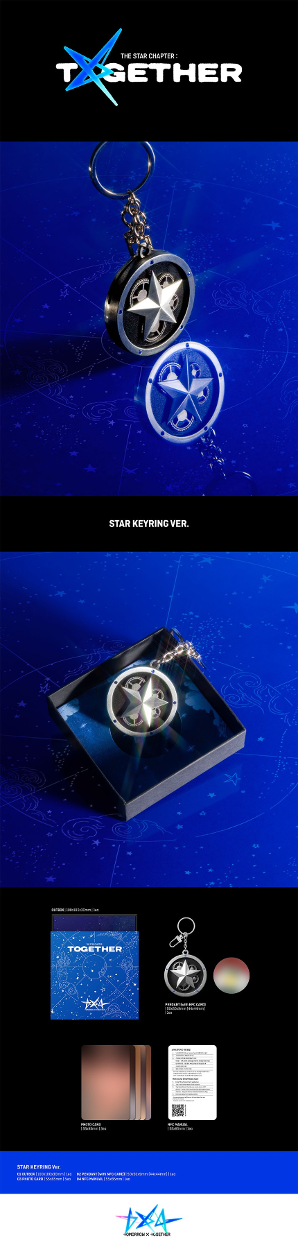 TXT [The Star Chapter : TOGETHER] (Star Keyring Ver.)