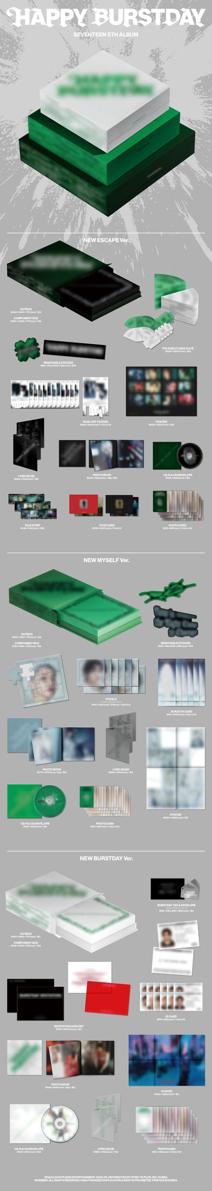 (PRE-ORDER) SEVENTEEN [HAPPY BURSTDAY]
