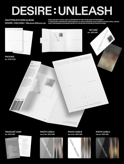 ENHYPEN [DESIRE : UNLEASH] (Weverse Albums Ver.)
