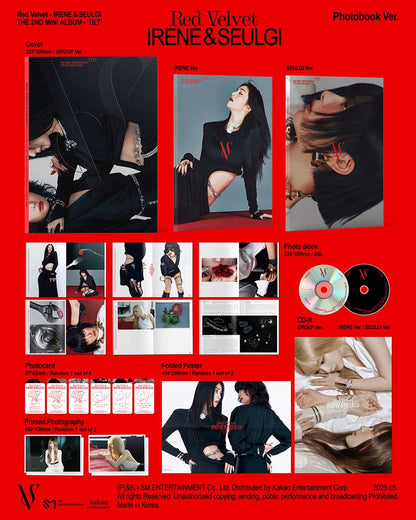 (Red Velvet) IRENE & SEULGI [TILT] (Photo Book Ver.) (FIRST-PRESS EXCLUSIVE)