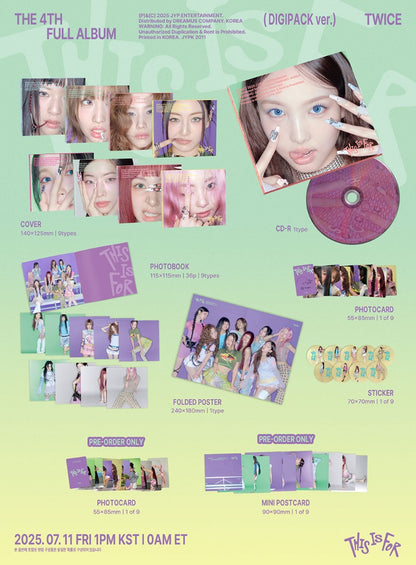 TWICE [THIS IS FOR] (DIGIPACK ver.)