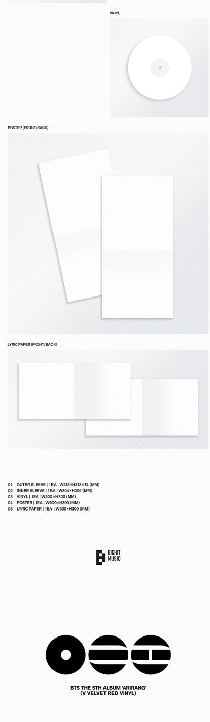 (PRE-ORDER) BTS [ARIRANG] (Standard Vinyl Ver.)
