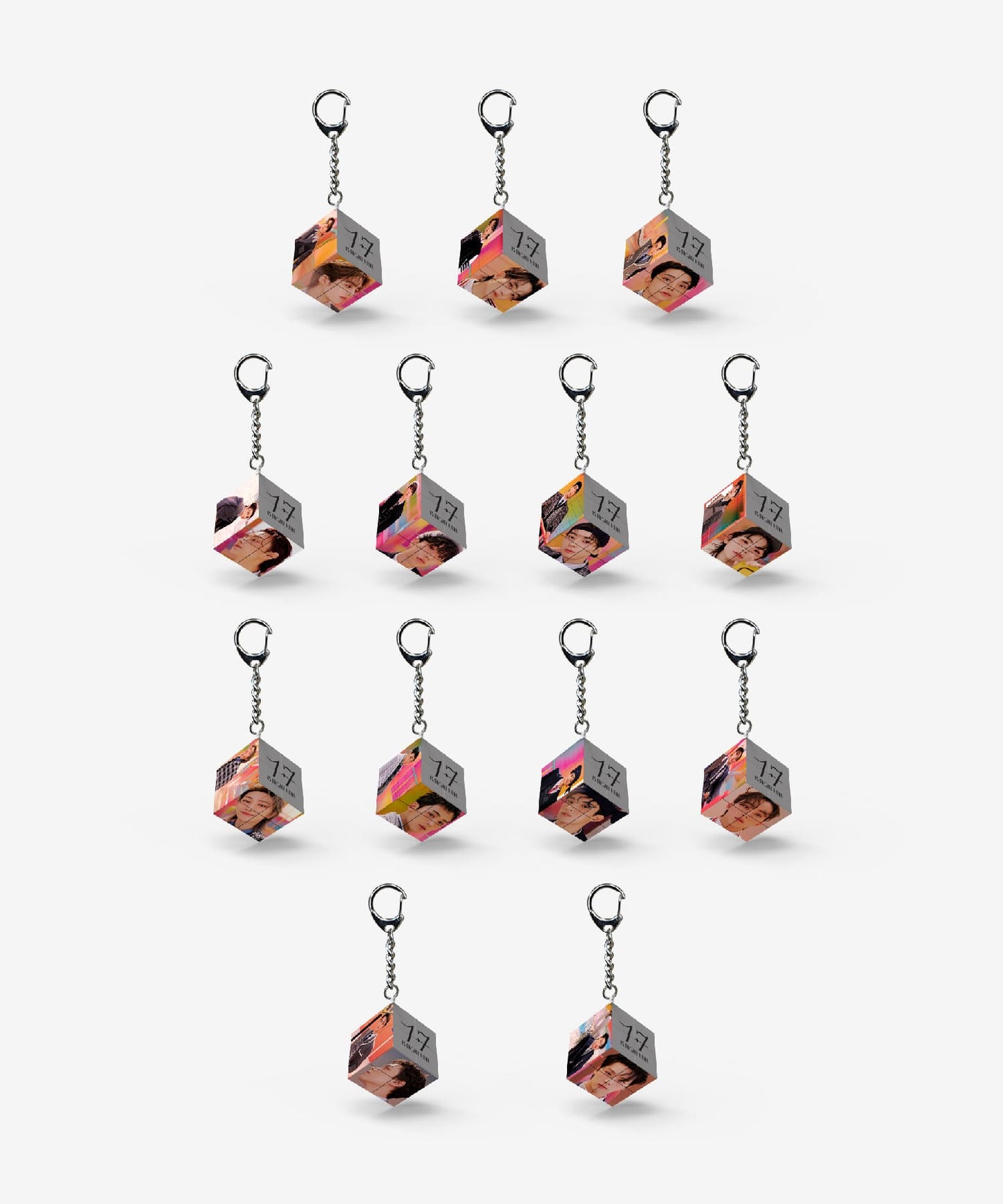 SEVENTEEN [17 IS RIGHT HERE] Mini Cube Keyring