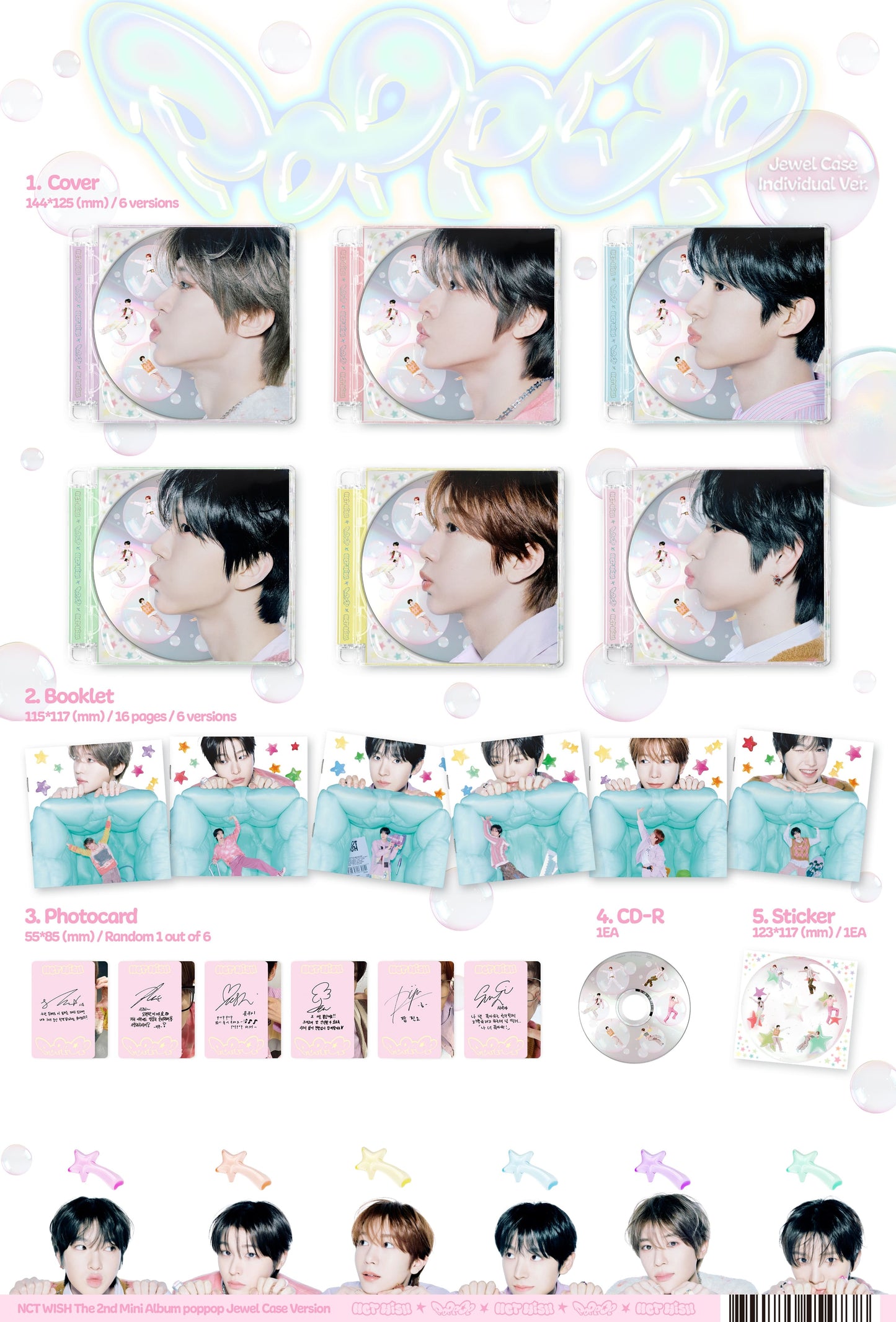 NCT WISH [poppop] (Jewel Case Ver.)