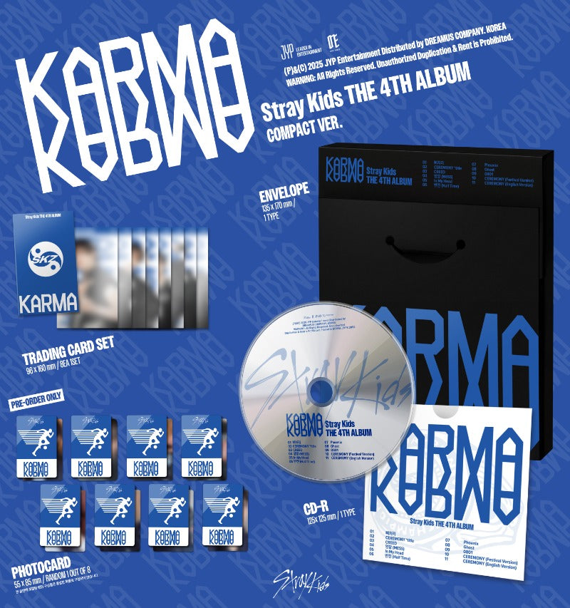 (PRE-ORDER) Stray Kids [KARMA] (COMPACT Ver.)