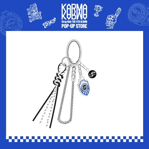 (PRE-ORDER) Stray Kids KARMA MD 17. CEREMONY METAL KEYRING + POB