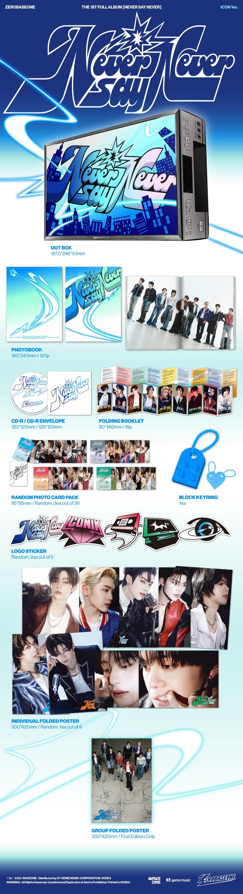 ZEROBASEONE [NEVER SAY NEVER] (PHOTOBOOK Ver.)