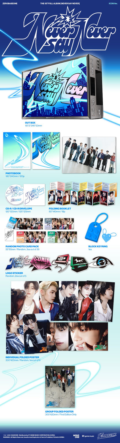 ZEROBASEONE [NEVER SAY NEVER] (PHOTOBOOK Ver.)