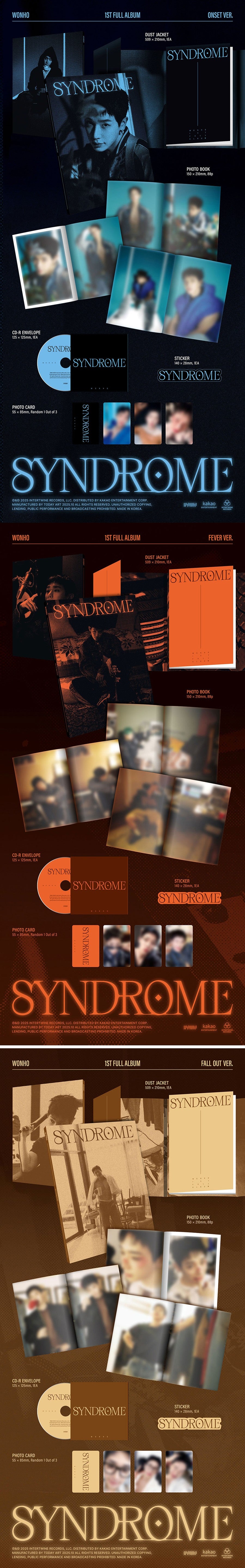 (PRE-ORDER) WONHO [SYNDROME]