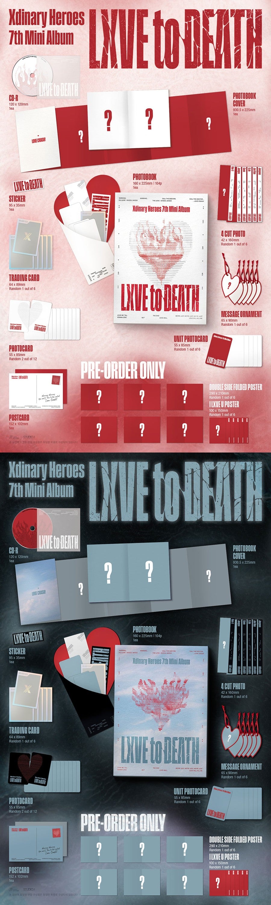 (PRE-ORDER) Xdinary Heroes [LXVE to DEATH] (PHOTOBOOK ver.)(SOUNDWAVE POB)