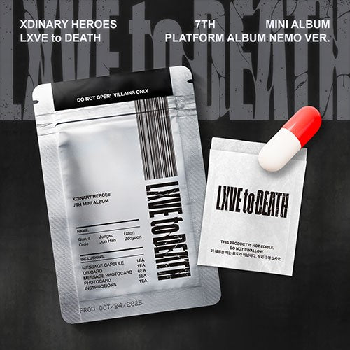 (PRE-ORDER) Xdinary Heroes [LXVE to DEATH] (PLATFORM ALBUM NEMO ver.)