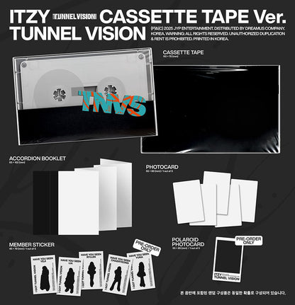 (PRE-ORDER) ITZY [TUNNEL VISION] (Cassette Tape Ver.)