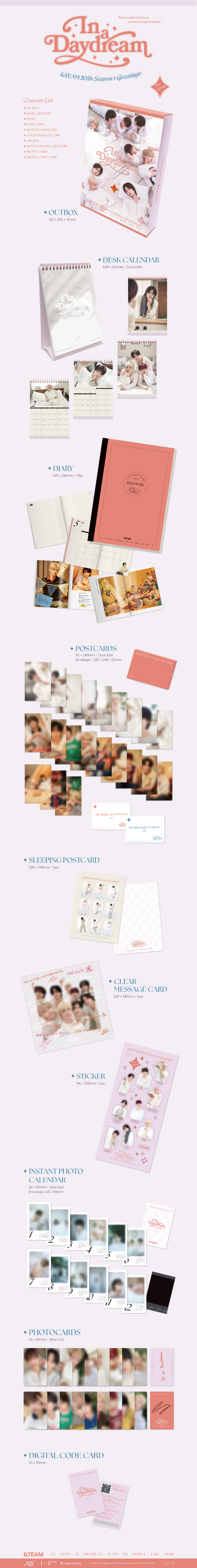 (PRE-ORDER) &TEAM 2026 SEASON GREETINGS [In a Daydream]