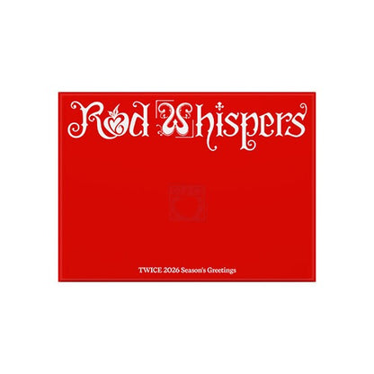 (PRE-ORDER) TWICE 2026 SEASON’S GREETINGS RED WHISPERS