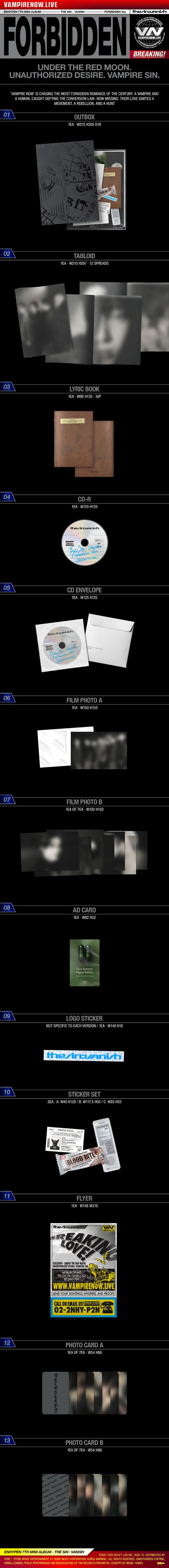 (PRE-ORDER) ENHYPEN [THE SIN : VANISH]