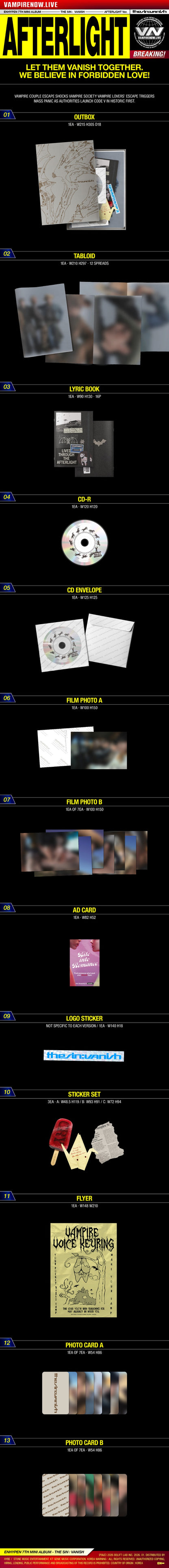 (PRE-ORDER) ENHYPEN [THE SIN : VANISH]