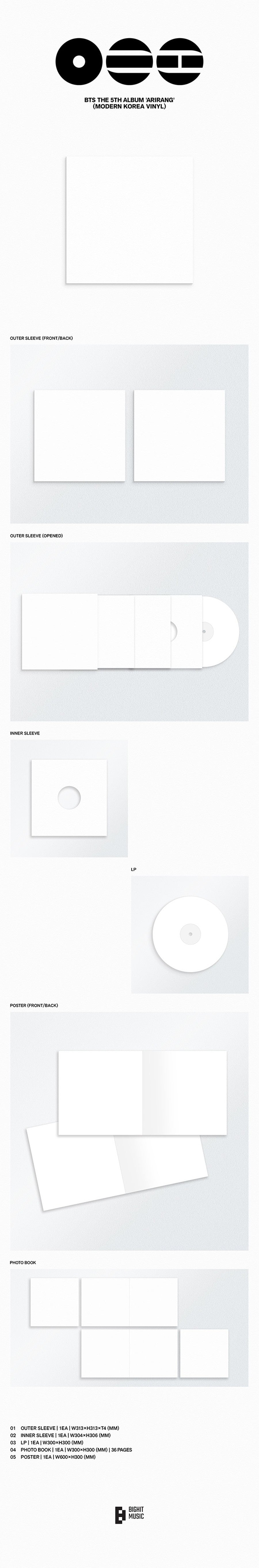 (PRE-ORDER) BTS [ARIRANG] (Modern Korea Vinyl Ver.)