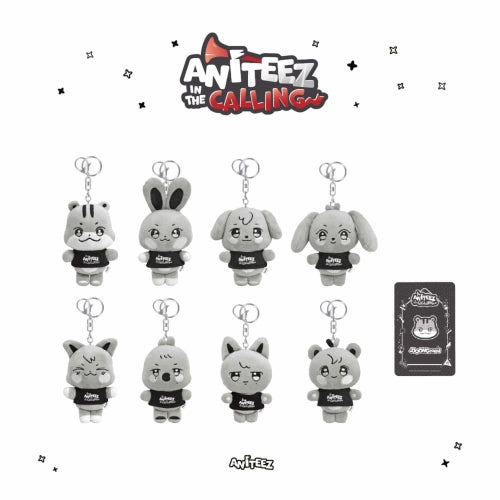 ATEEZ X ANITEEZ ANITEEZ IN THE CALLING MD 01. THE CALLING ANITEEZ PLUSH KEYRING