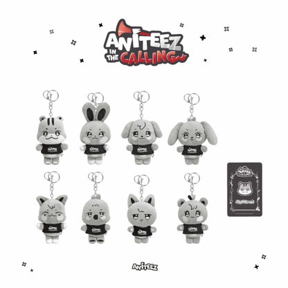 ATEEZ X ANITEEZ ANITEEZ IN THE CALLING MD 01. THE CALLING ANITEEZ PLUSH KEYRING