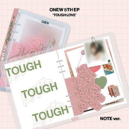 ONEW [TOUGH LOVE] (NOTE Ver.)