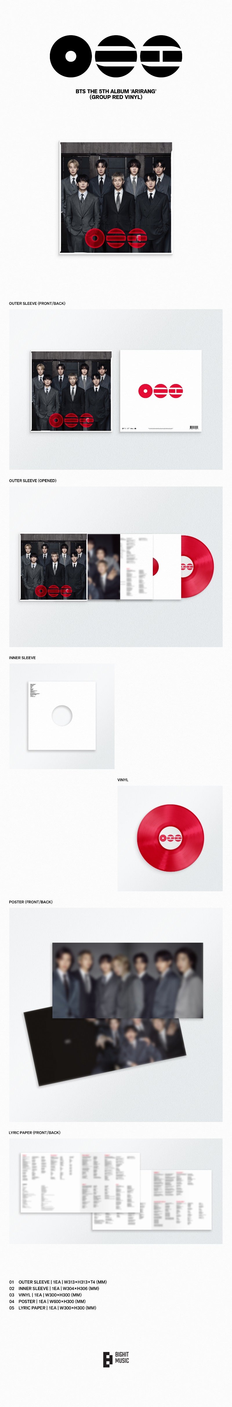 BTS [ARIRANG] (Standard Vinyl Ver.)