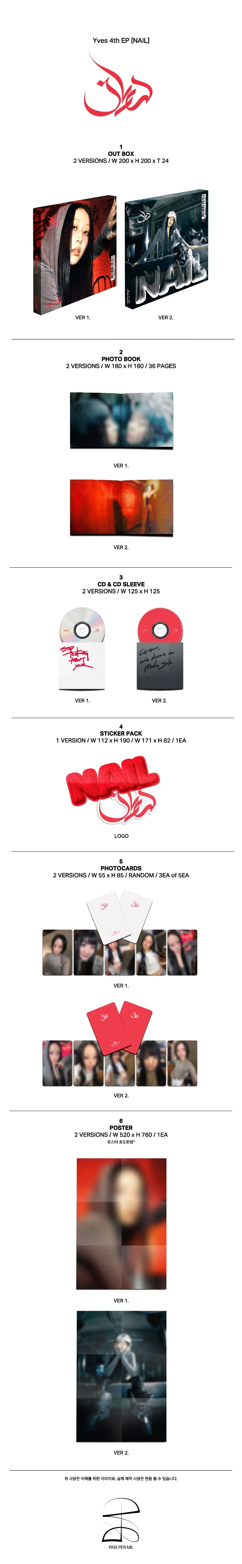 Yves [NAIL] (Deluxe Ver. : Standard Photobook)