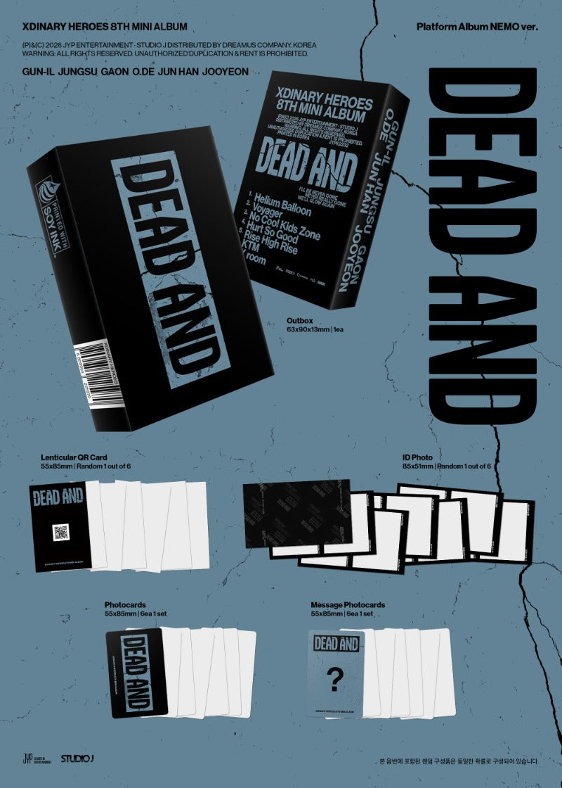 Xdinary Heroes [DEAD AND] (Platform Album NEMO Ver.)