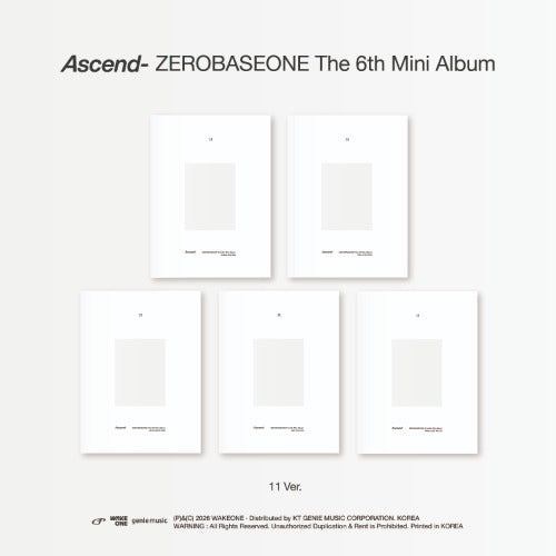 (PRE-ORDER) ZEROBASEONE [Ascend-] (11 Ver.)
