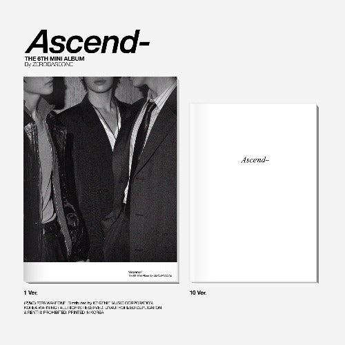 ZEROBASEONE [Ascend-] (Photobook Ver.)