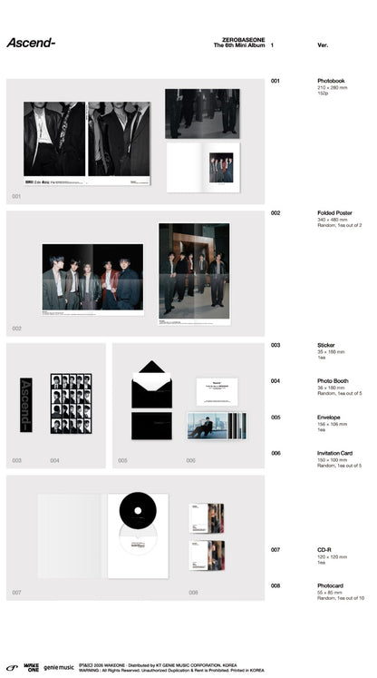 ZEROBASEONE [Ascend-] (Photobook Ver.)
