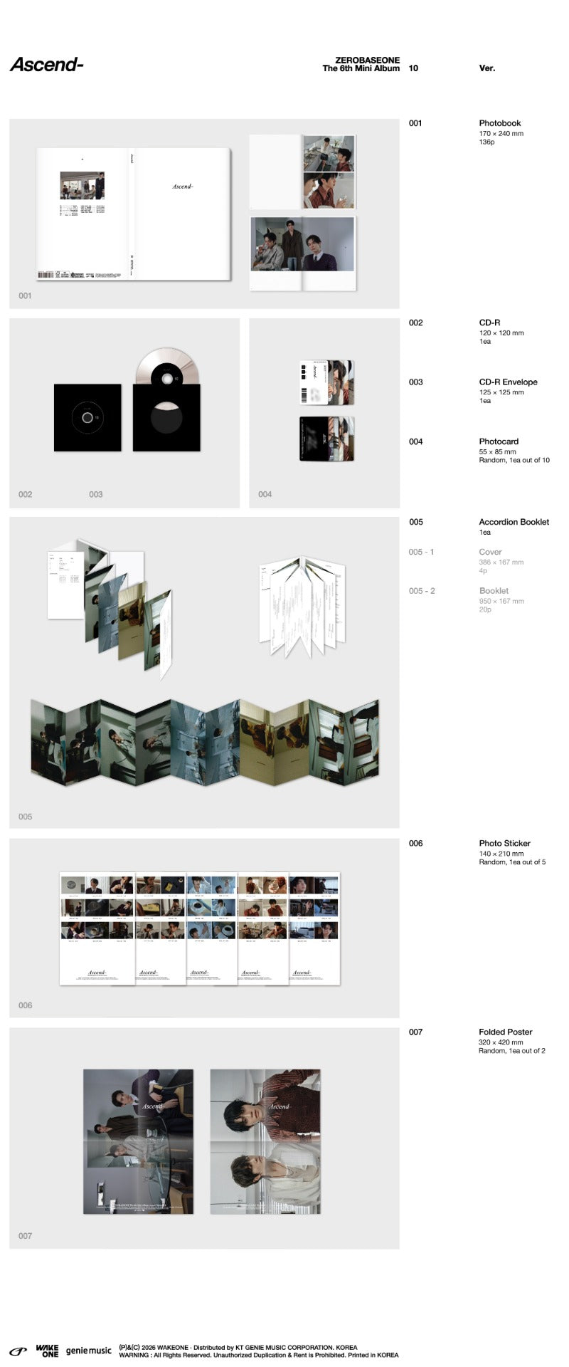 ZEROBASEONE [Ascend-] (Photobook Ver.)