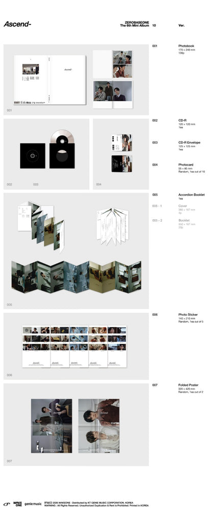 ZEROBASEONE [Ascend-] (Photobook Ver.)