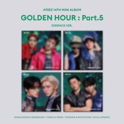 (PRE-ORDER) ATEEZ [GOLDEN HOUR : Part.5] (DIGIPACK UNIT Ver.)