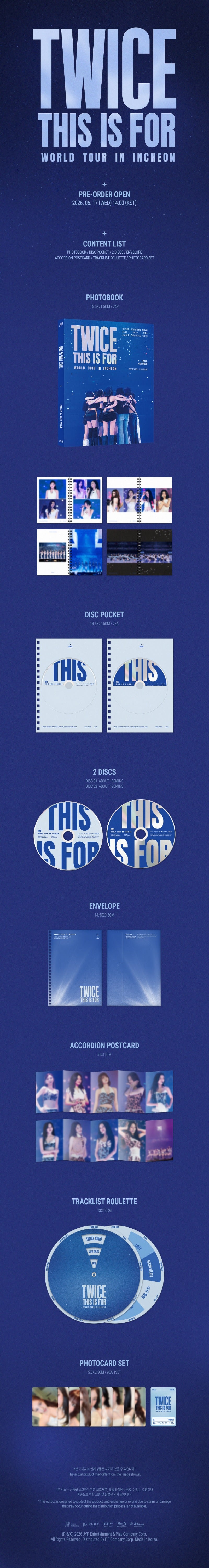 (PRE-ORDER) TWICE [THIS IS FOR] WORLD TOUR IN INCHEON Blu-ray