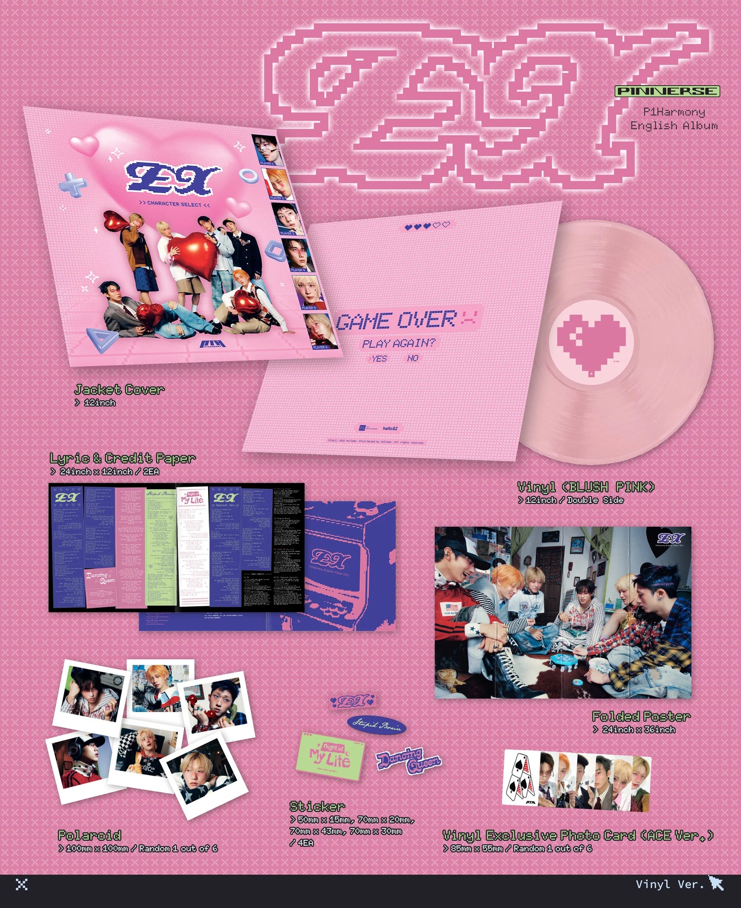 P1Harmony 1st English Album [EX] (Vinyl ver.)