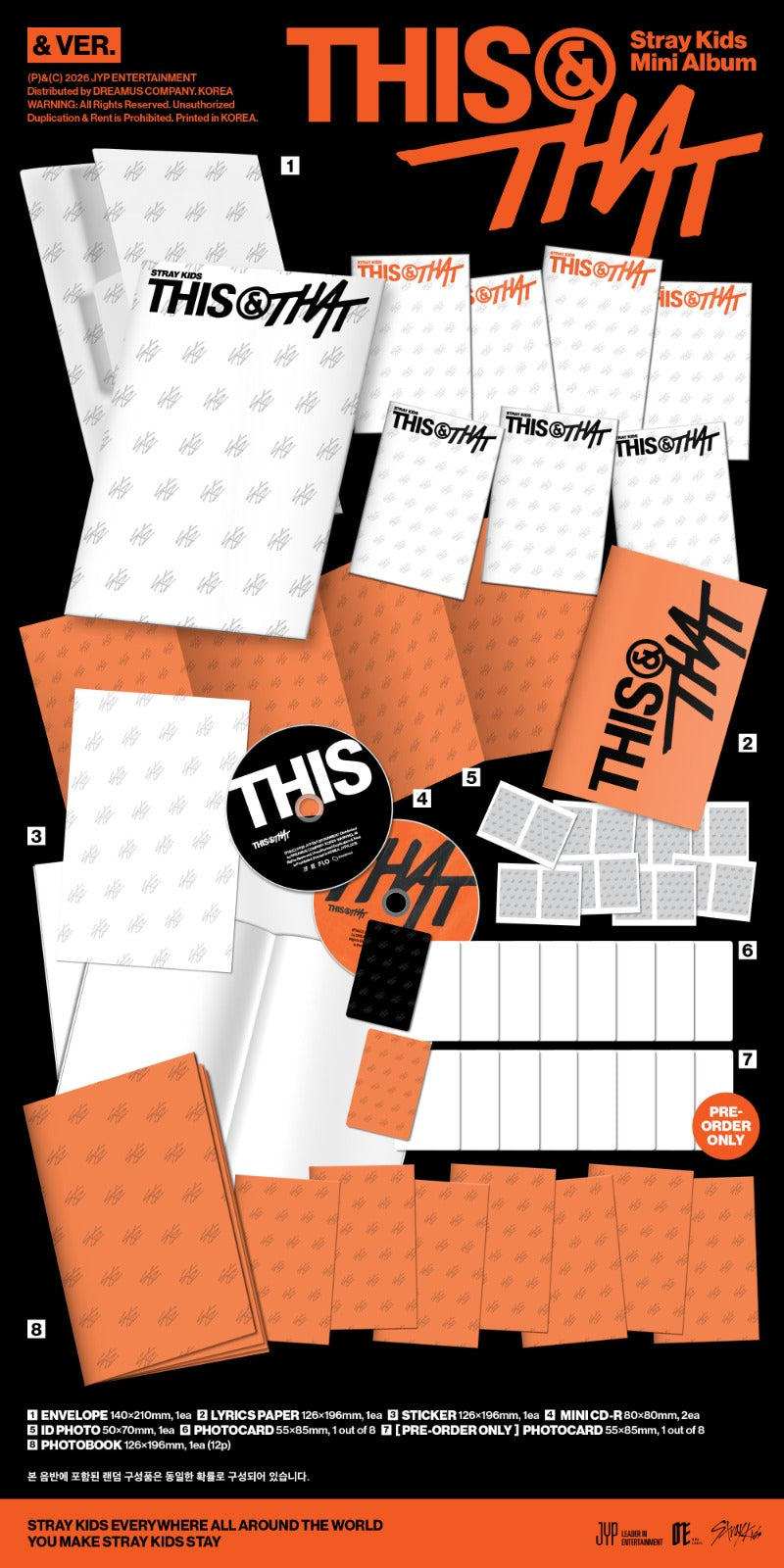 (PRE-ORDER) Stray Kids [THIS & THAT] (& VER.)