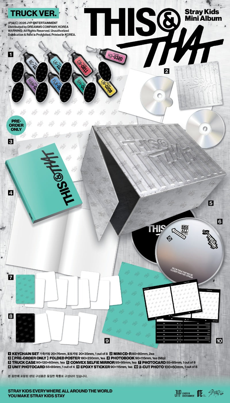 (PRE-ORDER) Stray Kids [THIS & THAT] (TRUCK VER.)(LIMITED ver.)