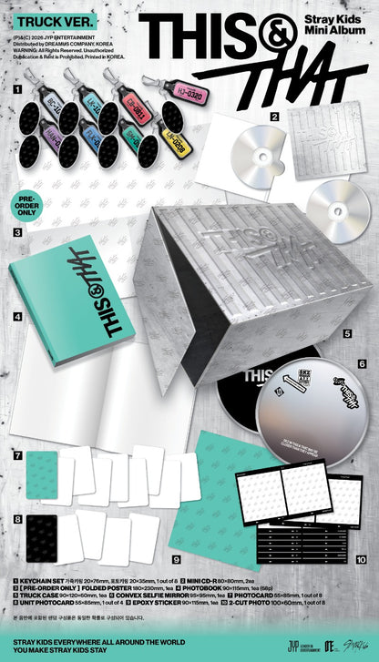 (PRE-ORDER) Stray Kids [THIS & THAT] (TRUCK VER.)(LIMITED ver.)