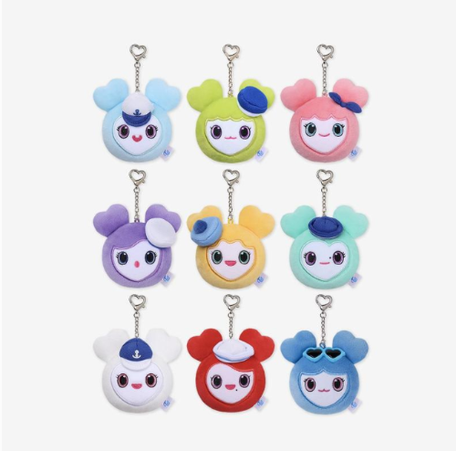 (PRE-ORDER) TWICE MD [2026 TWICE THIS IS FOR WORLD TOUR FINALE in SEOUL] LOVELY FACE KEYRING MARINE Ver.