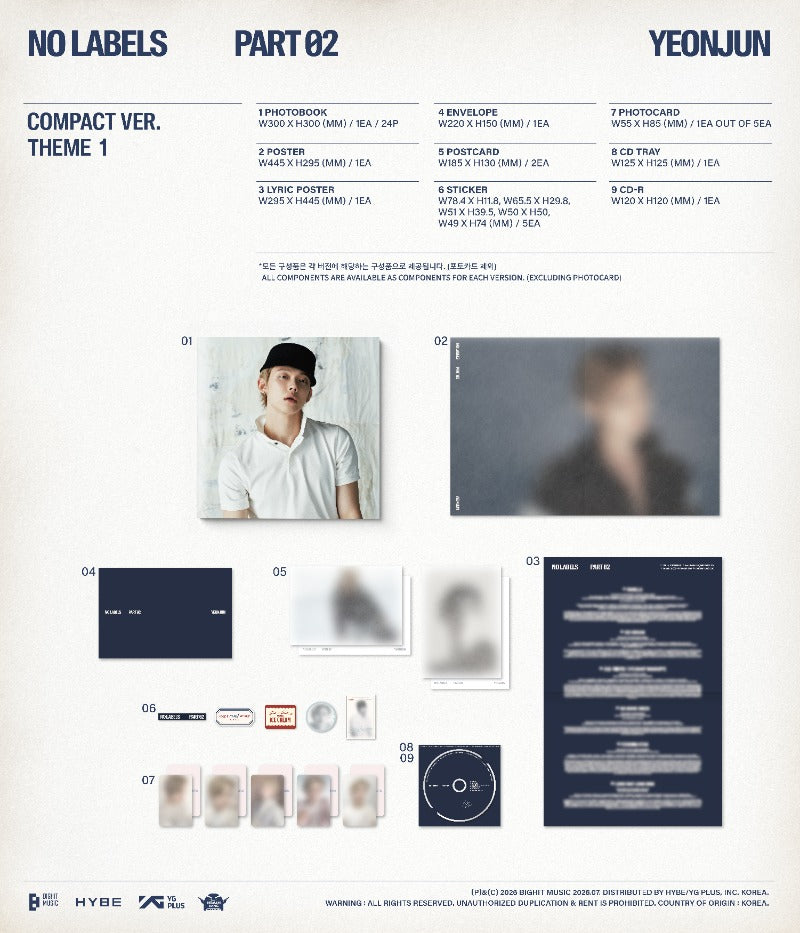 YEONJUN [NO LABELS: PART 02] (Compact Ver.)