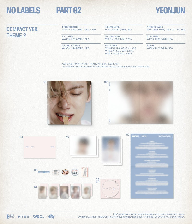 YEONJUN [NO LABELS: PART 02] (Compact Ver.)