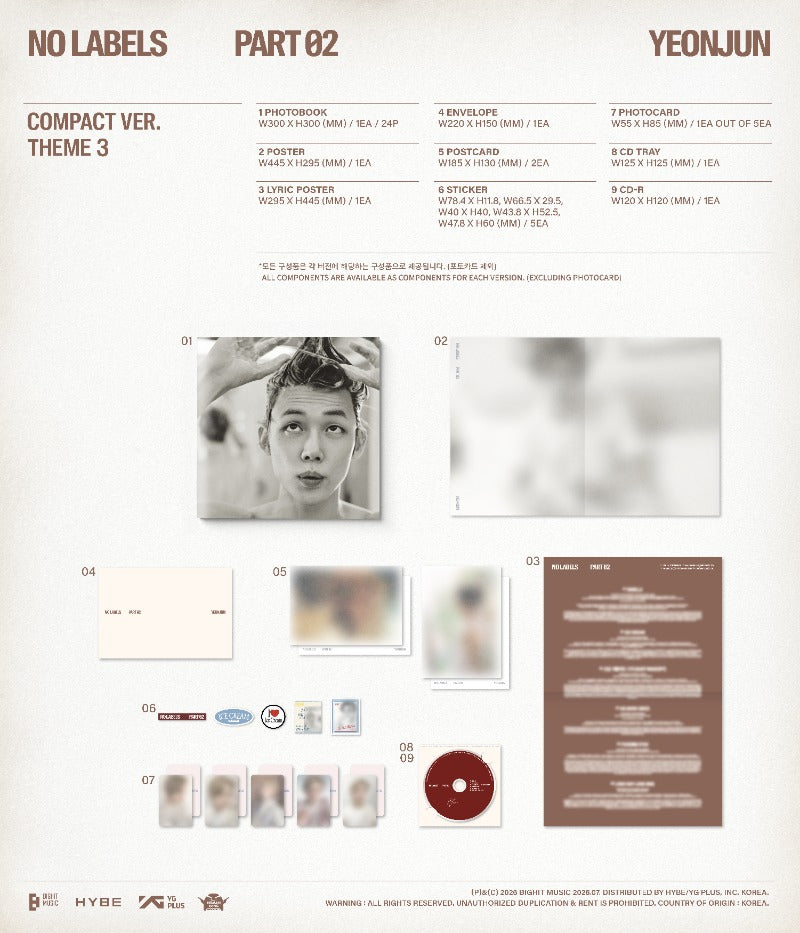YEONJUN [NO LABELS: PART 02] (Compact Ver.)