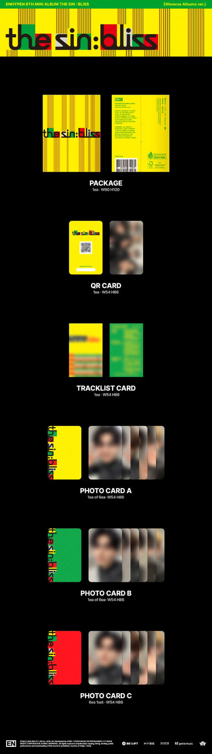 ENHYPEN [THE SIN : BLISS] (Weverse Albums ver.)