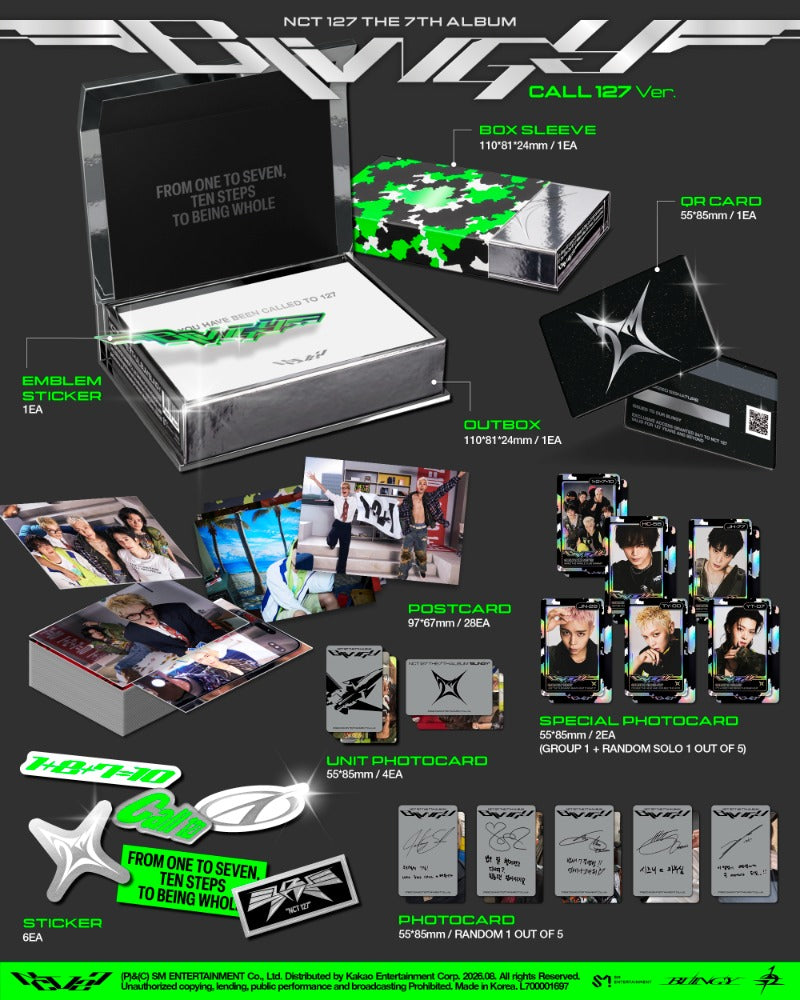 NCT 127 [BLINGY] (CALL 127 Ver.)